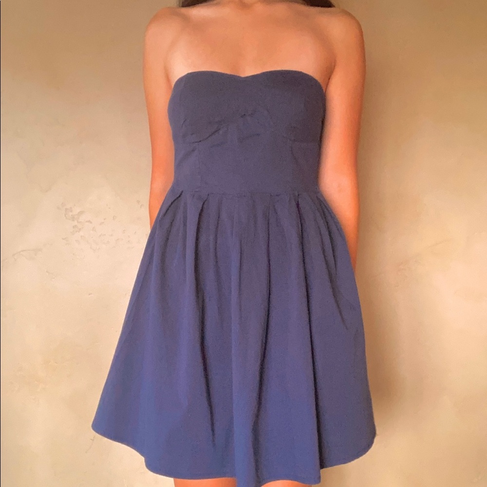 Navy blue dress